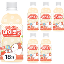 헬로키티 마이코코 사과맛, 18개, 340ml