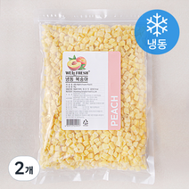 웰프레쉬 복숭아 (냉동), 1kg, 2개