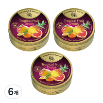 캐빈디쉬앤하비 트로피칼 캔디, 200g, 6개