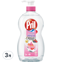 프릴 베이킹소다 주방세제 와일드베리, 700ml, 3개