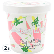 프라이멀엘리먼츠 슈가휩 바디스크럽 로즈올데이, 283g, 2개