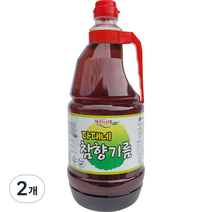 해찬나래 다대네 참향기름, 1.8L, 2개