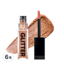 시에로 멀티 글리터 섀도우 8.3g, 골든 피치, 6개