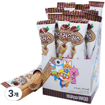 뽀로로 츄러스 초코크림, 210g, 3개
