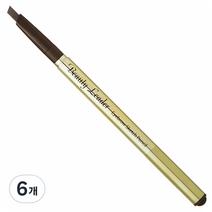 뷰티리더 아이브로우 스케치 펜슬 0.35g, 04호 흑갈색, 6개