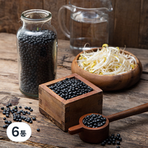 대구농산 검은콩 콩나물콩 약콩, 400g, 6통