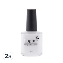 루핀 시험용 폴리쉬 매니큐어, 화이트, 2개, 15ml