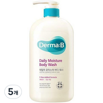 더마비 데일리 모이스처 바디워시 프레쉬 피치향, 5개, 1000ml