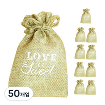도나앤데코 마소재 향주머니, love, 50개입