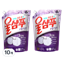 울샴푸 퍼플라일락 1.3L 리필×2개, 10개