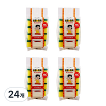 에이비엠 스펀지 수세미, 4개입, 24개