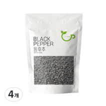 그린팟 리필용 통 흑후추, 4개, 200g