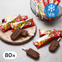 롯데웰푸드 돼지바 (냉동), 70ml, 80개