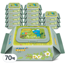 페넬로페 프르미에 포레 휴대용 유아물티슈 캡형, 30매, 70팩