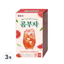 담터 자몽 콤부차 스틱, 50g, 3개