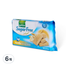 구욘 슈가프리 바닐라향 웨이퍼 비스킷, 180g, 6개
