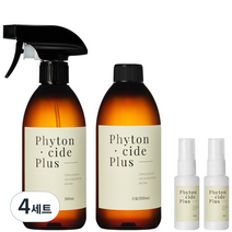 피톤치드플러스 편백수 스프레이 500ml + 리필 500ml + 휴대용 30ml x 2p 세트, 4세트
