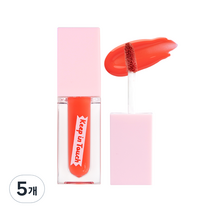 키핀터치 젤리 립 플럼퍼 틴트 3.5g, 피치크러쉬, 5개