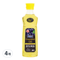 오뚜기 프레스코 포도씨유, 900ml, 4개