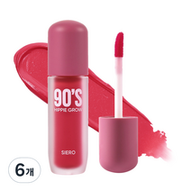 시에로 히피 그로우 벨벳 립플럼퍼 3.5ml, 카민 로즈, 6개