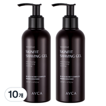 아브카 센서티브 스킨핏 쉐이빙 젤, 10개, 200ml