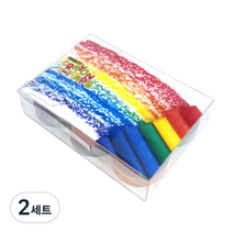 신우 도안없는 크레용 모자이크 마스킹테이프 미술놀이 12색 테이프12개, 혼합 색상, 2세트