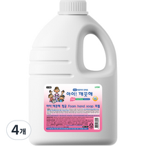 아이깨끗해 핸드워시 레몬향 리필, 2.45L, 4개