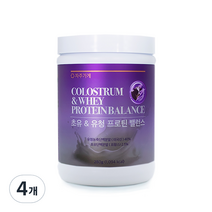 자주가게 초유 유청 저분자 가수분해 단백질 밸런스, 280g, 4개