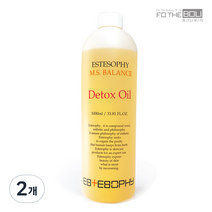 에스테소피 M S 밸런스 슬리밍 데톡스 바디마사지 오일 파인마조람향, 2개, 1000ml