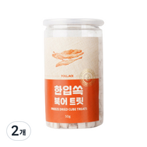 반려동물 한입쏙 북어 트릿 동결건조간식 90g, 2개