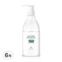 라라폴리 제주 프레쉬 알로에 베라 수딩젤 100%, 300ml, 6개