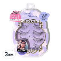 미슈블루밍 속눈썹 퓨어라인업 4쌍, 36호 퓨어윙크, 3세트
