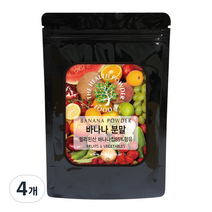 푸드아이 바나나 분말, 200g, 4개