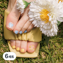 뮤즈마크 리유저블 페디팁, 메이크 미 스마일, 6세트