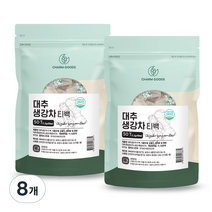 참굿즈 대추생강차 티백 50T, 60g, 8개