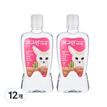 가그린 어린이용 구강세정제 딸기향 이미지 랜덤발송, 380ml, 12개