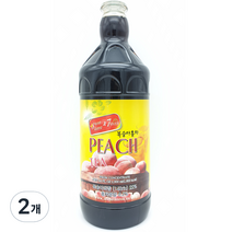 복숭아 홍차 원액, 1000ml, 2개