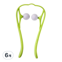 스토리빙 골프공 목 어깨 마사지기, 6개, 그린