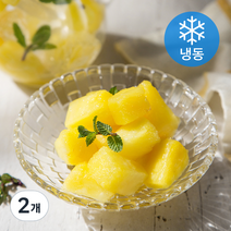 웰프레쉬 파인애플청크 (냉동), 1kg, 2개