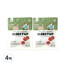 인섹트업 노블 프로틴 강아지 간식, 동애등에 + 말고기 혼합맛, 70g, 4팩