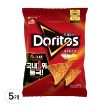 롯데제과 도리토스 나쵸치즈맛 과자, 172g, 5개