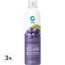 대상 청정원 포도씨유 스프레이, 3개, 250ml