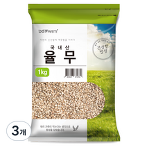 대구농산 건강한 밥상 국산 율무, 1kg, 3개