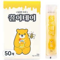 꿀이데이 휴대용 벌꿀스틱, 12g, 50개