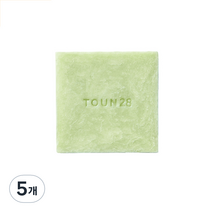 톤28 얼굴 씻을거리 S10 세라마이드 탄력 약산성 클렌징 비누, 100g, 5개