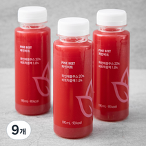 올가니카 파인비트 과채주스, 190ml, 9개