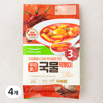 풀무원 우리쌀 국물떡볶이 3인분, 523.5g, 4개