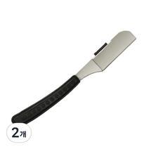 이발소 면도칼 일자날 면도기, 1개입, 2개