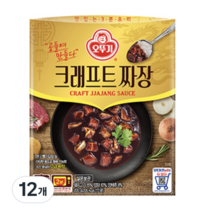 오뚜기 크래프트 짜장, 12개, 200g
