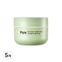 밀크터치 그린 애플 포어 콜라겐 크림, 50ml, 5개